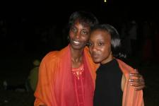 Executive Director Yvonne Owuor and sister